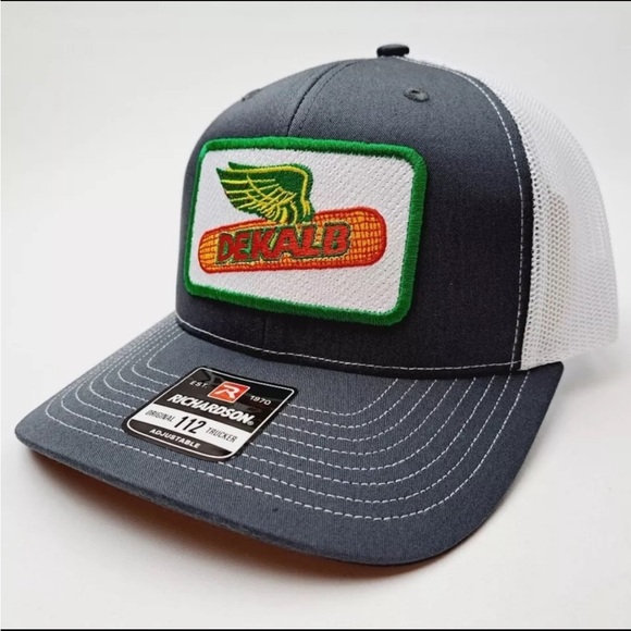 Dekalb Richardson 112 Trucker Cap Hat Mesh Snapback Textured Patch - Picture 3 of 4